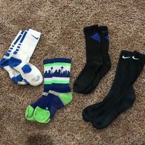 Nike socks, adult size 6-9, used in good condition